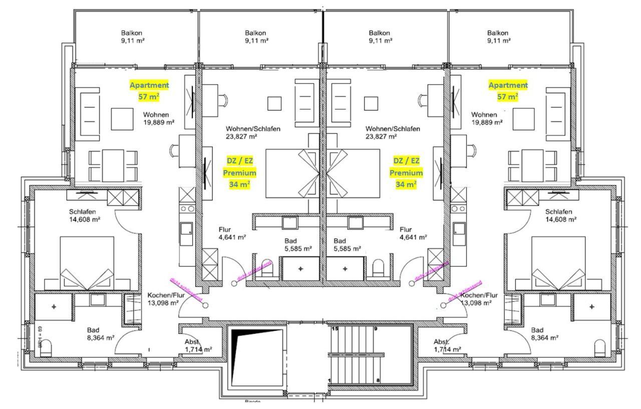Hotel & Apartments Leugermann Ibbenbueren Ngoại thất bức ảnh